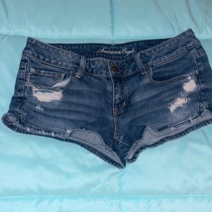 American Eagle Distressed Jean Shorts